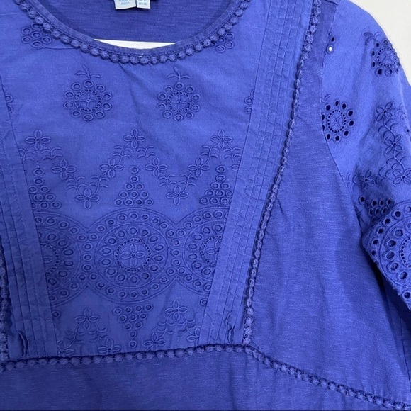 Boden Eyelet Embroidered Dress 8 - Picture 6 of 8